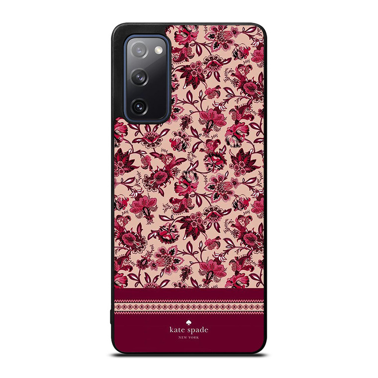 KATE SPADE NEW YORK RED FLORAL Samsung Galaxy S20 FE Case Cover