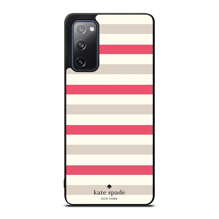 KATE SPADE NEW YORK STRIPES RED WHITE Samsung Galaxy S20 FE Case Cover