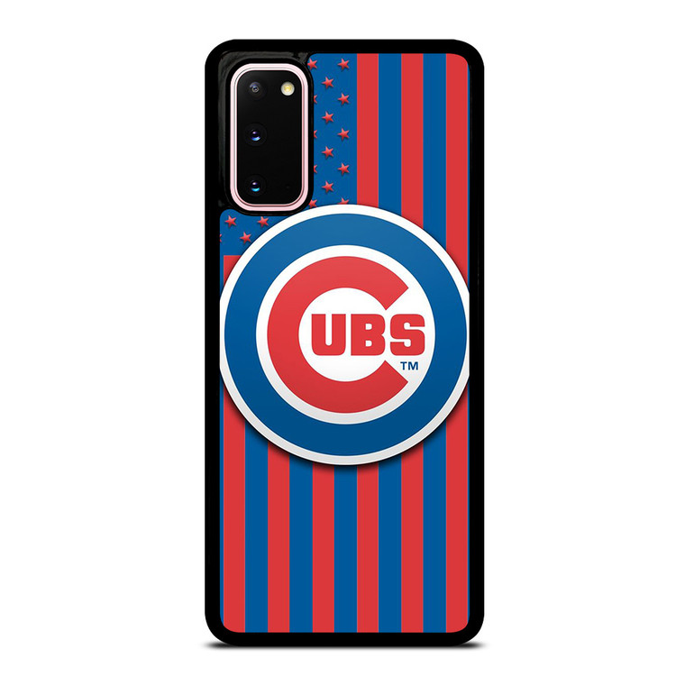 CHICAGO CUBS LOGO BASEBALL TEAM USA FLAG Samsung Galaxy S20 Case Cover