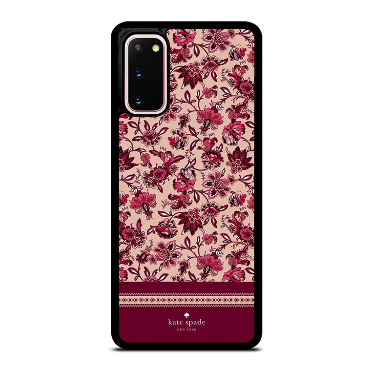 KATE SPADE NEW YORK RED FLORAL Samsung Galaxy S20 Case Cover