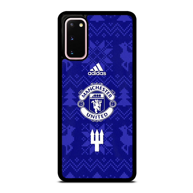 MANCHESTER UNITED FC LOGO FOOTBALL BLUE ICON Samsung Galaxy S20 Case Cover