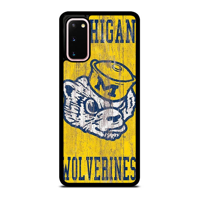 MICHIGAN WOLVERINES FOOTBALL UNIVERSITY ICON Samsung Galaxy S20 Case Cover