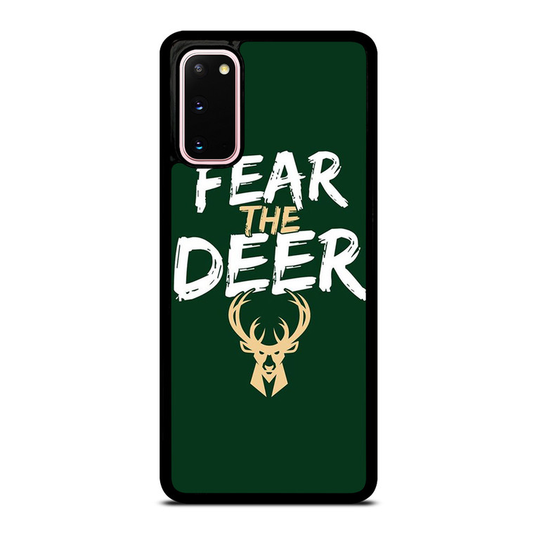 MILWAUKEE BUCKS LOGO BASEBALL FEAR THE DEER Samsung Galaxy S20 Case Cover