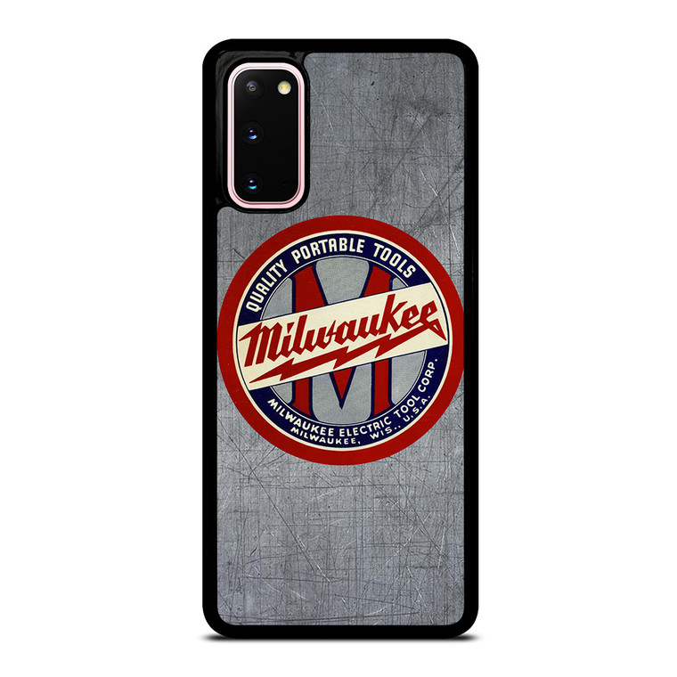 MILWAUKEE PORTABLE TOOL LOGO METAL ICON Samsung Galaxy S20 Case Cover