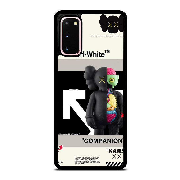 OFF WHITE KAWS COMPANION Samsung Galaxy S20 Case Cover