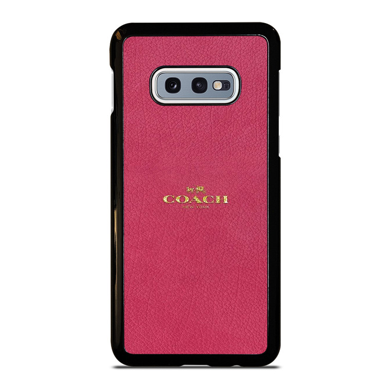 COACH NEW YORK LOGO PINK Samsung Galaxy S10e  Case Cover