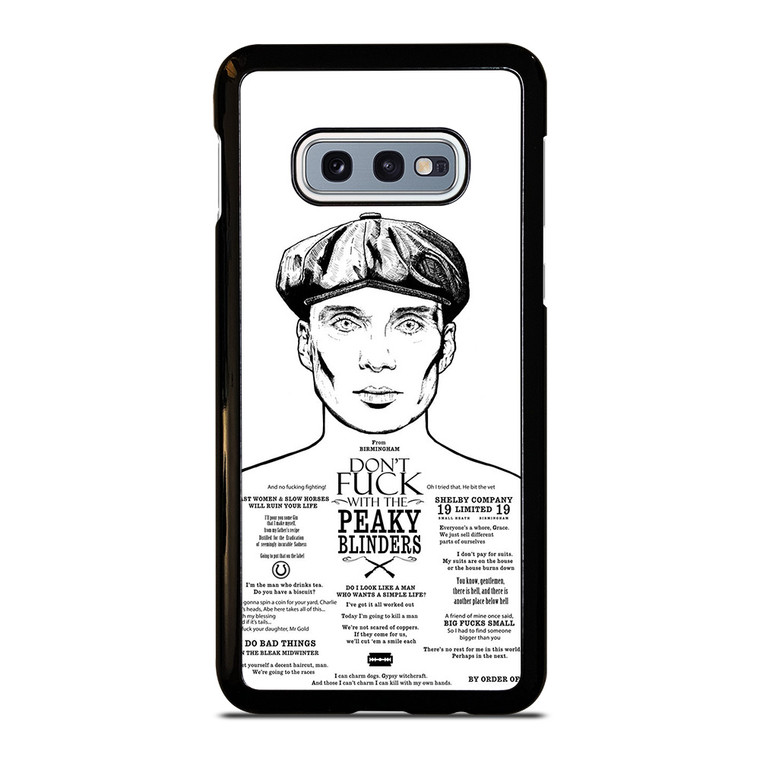 DONT FUCK WITH PEAKY BLINDERS Samsung Galaxy S10e  Case Cover