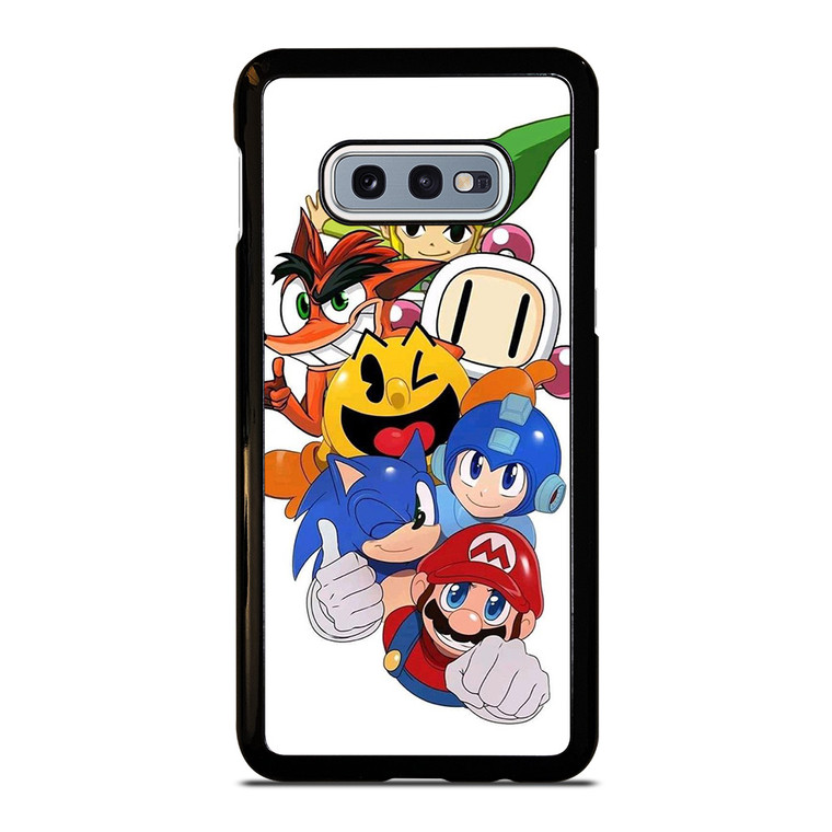 GAME CHARACTER MARIO BROSS SONIC PAC MAN Samsung Galaxy S10e  Case Cover