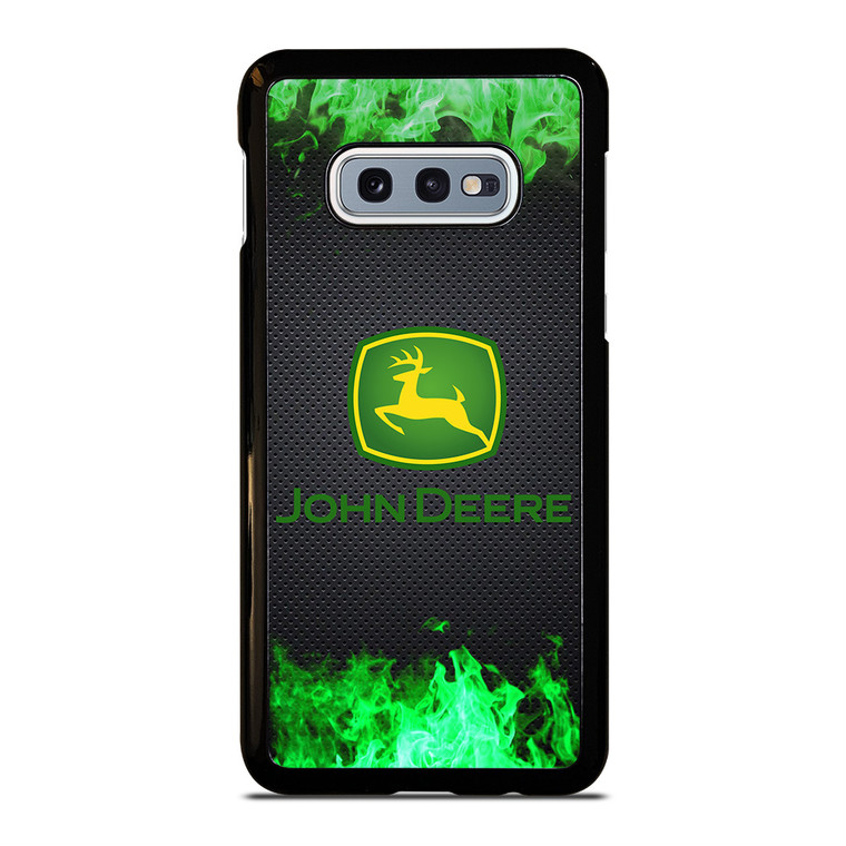 JOHN DEERE TRACTOR LOGO GREEN FIRE Samsung Galaxy S10e  Case Cover