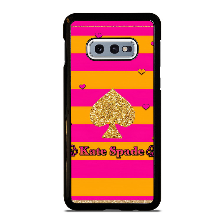 KATE SPADE NEW YORK YELLOW PINK STRIPES ICON Samsung Galaxy S10e  Case Cover