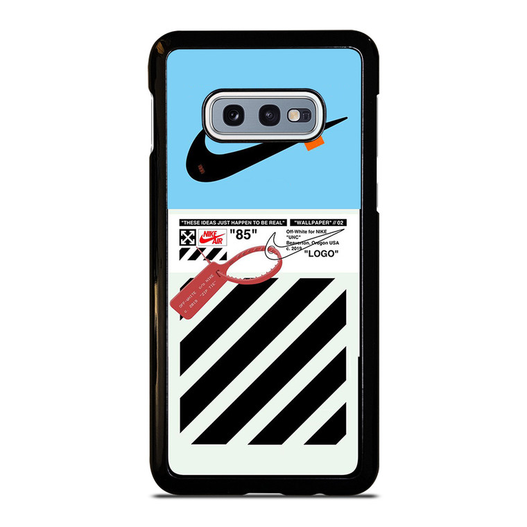 NIKE AIR JORDAN OFF WHITE BLUE WHITE Samsung Galaxy S10e  Case Cover