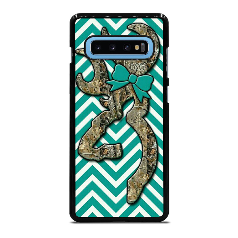 COUNTRY GAL CAMO BROWNING CHEVRON Samsung Galaxy S10 Plus Case Cover