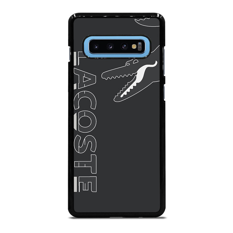 LACOSTE CROC LOGO GRAY ICON Samsung Galaxy S10 Plus Case Cover