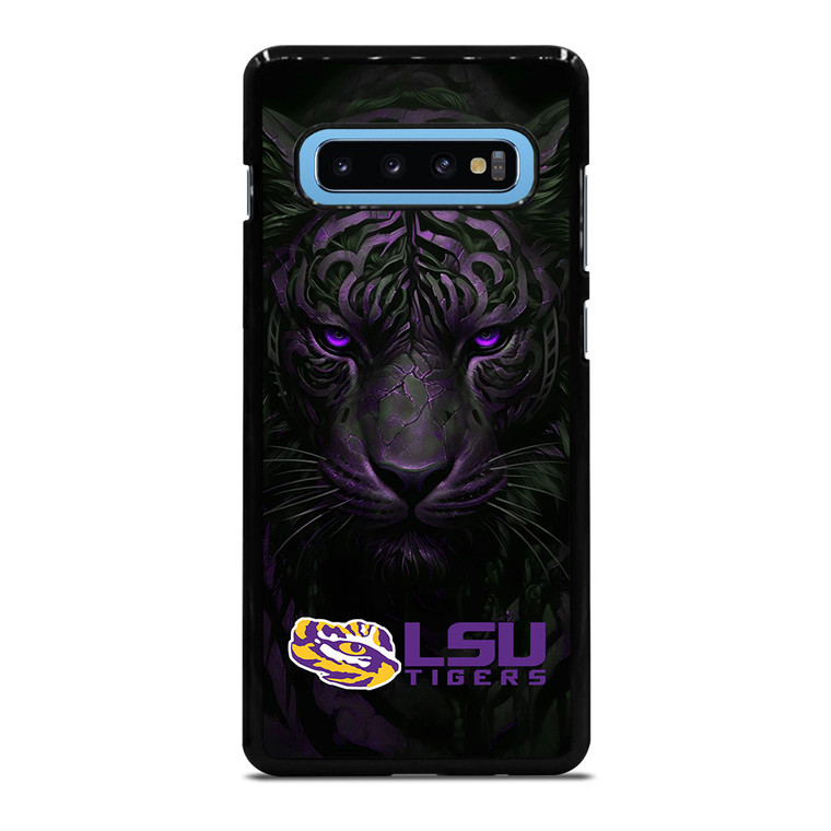 LSU TIGERS LOGO UNIVERSITY FOOTBALL TEAM ICON Samsung Galaxy S10 Plus Case Cover