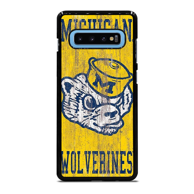 MICHIGAN WOLVERINES FOOTBALL UNIVERSITY ICON Samsung Galaxy S10 Plus Case Cover