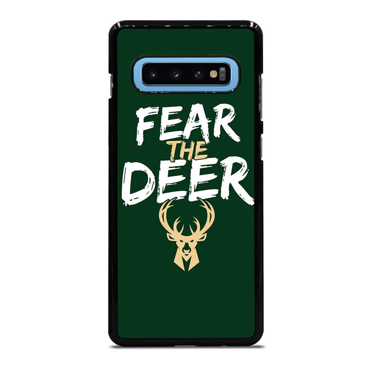 MILWAUKEE BUCKS LOGO BASEBALL FEAR THE DEER Samsung Galaxy S10 Plus Case Cover