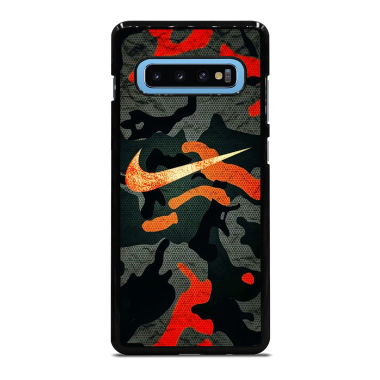 NIKE LOGO COLORFUL CAMO Samsung Galaxy S10 Plus Case Cover