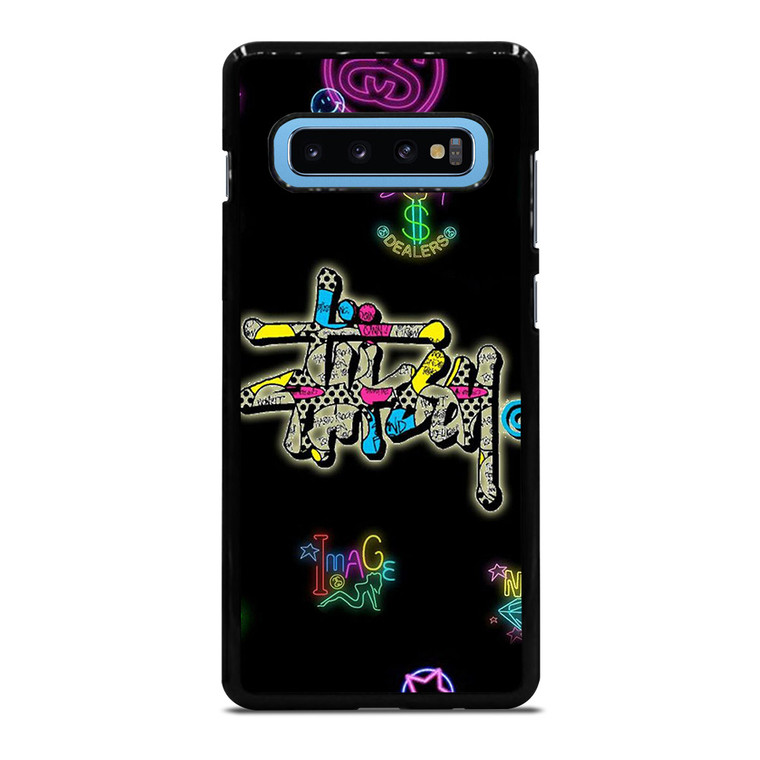 STUSSY LOGO THE DEALERS COLORFUL ICON Samsung Galaxy S10 Plus Case Cover