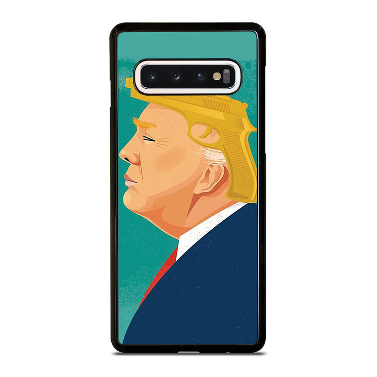 DONALD TRUMP HAIR TRIGGER Samsung Galaxy S10 Case Cover