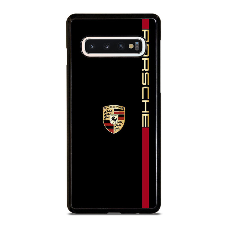 PORSCHE LOGO CAR EMBLEM Samsung Galaxy S10 Case Cover