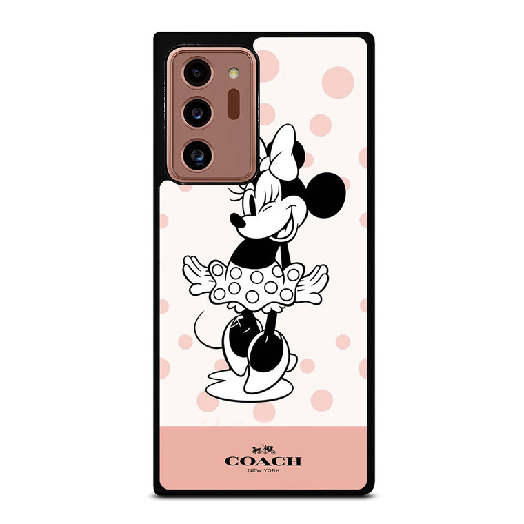 COACH NEW YORK PINK X MINNIE MOUSE DISNEY Samsung Galaxy Note 20 Ultra Case Cover