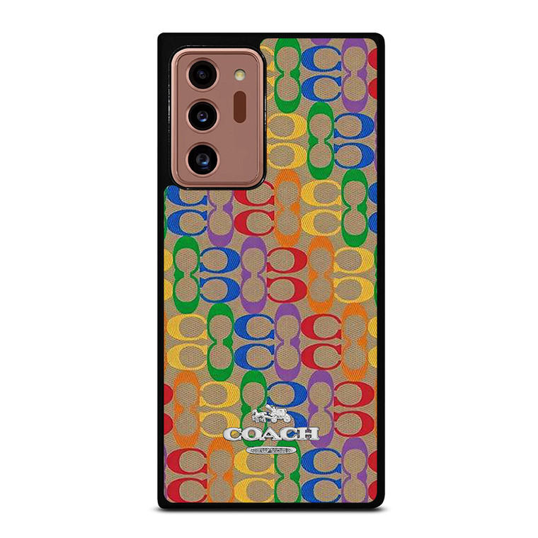 COACH NEW YORK RAINBOW PATTERN ICON Samsung Galaxy Note 20 Ultra Case Cover
