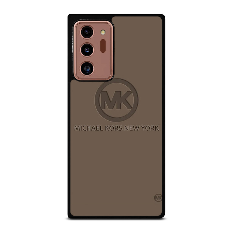 MICHAEL KORS NEW YORK LOGO BROWN Samsung Galaxy Note 20 Ultra Case Cover