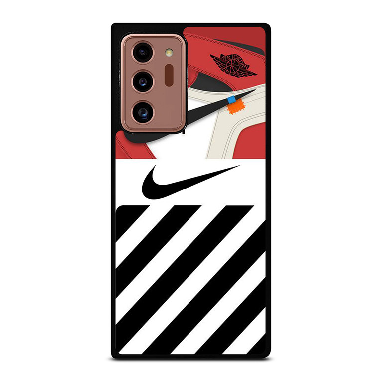 NIKE AIR JORDAN SHOES OFF WHITE LOGO Samsung Galaxy Note 20 Ultra Case Cover