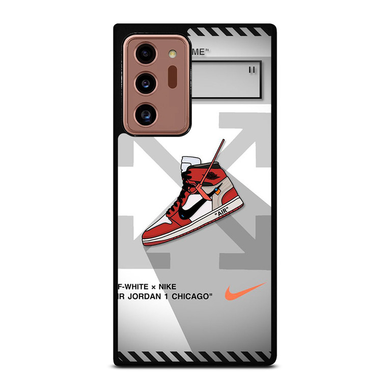 OFF WHITE NIKE AIR JORDAN CHICAGO Samsung Galaxy Note 20 Ultra Case Cover