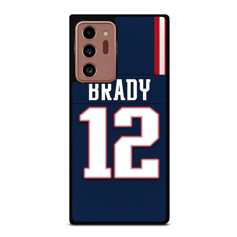 TOM BRADY NEW ENGLAND PATRIOTS 12 JERSEY Samsung Galaxy Note 20 Ultra Case Cover