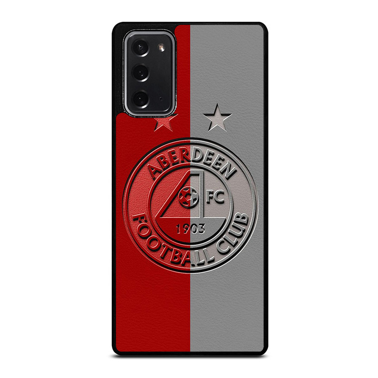 ABERDEEN FC LOGO SCOTLAND FOOTBALL CLUB ICON Samsung Galaxy Note 20 Case Cover