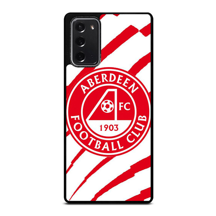 ABERDEEN FC SCOTLAND FOOTBALL CLUB LOGO Samsung Galaxy Note 20 Case Cover
