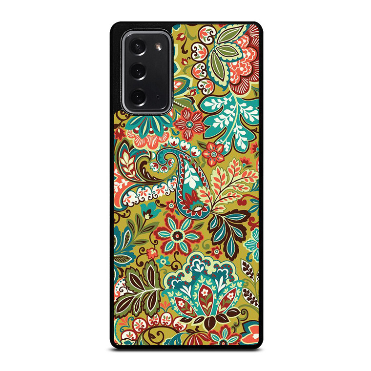 VERA BRADLEY FLOWER PATTERN Samsung Galaxy Note 20 Case Cover