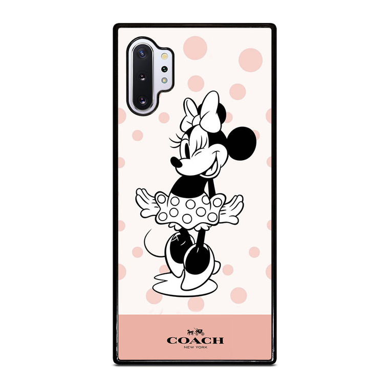 COACH NEW YORK PINK X MINNIE MOUSE DISNEY Samsung Galaxy Note 10 Plus Case Cover