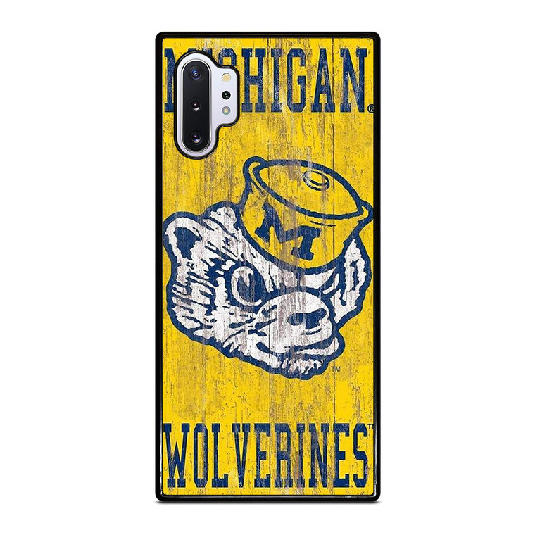 MICHIGAN WOLVERINES FOOTBALL UNIVERSITY ICON Samsung Galaxy Note 10 Plus Case Cover