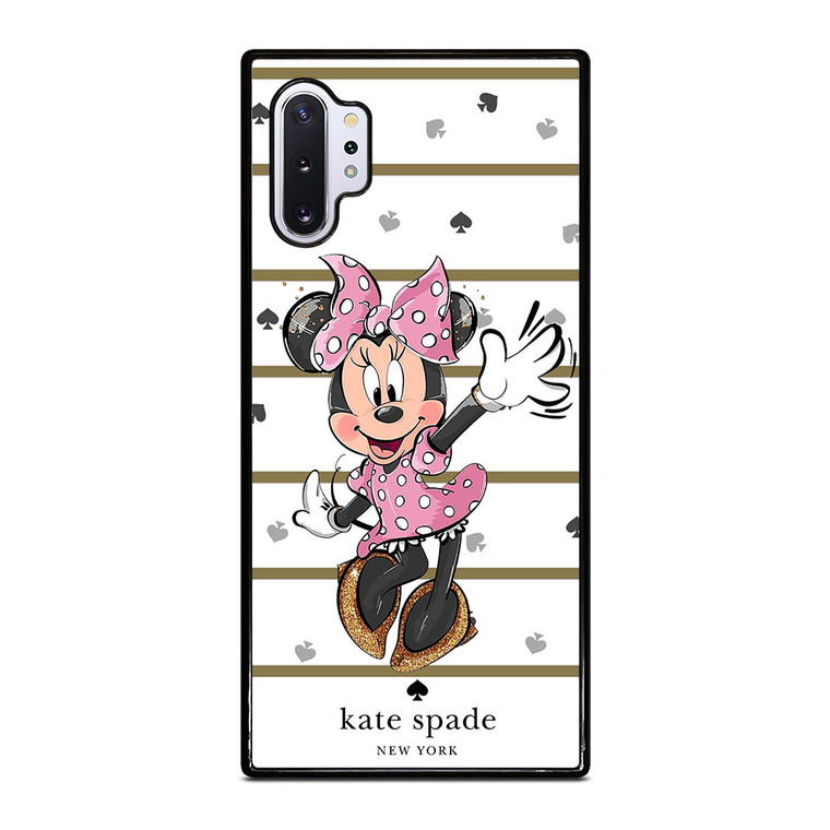 MINNIE MOUSE DISNEY KATE SPADE NEW YORK LOGO Samsung Galaxy Note 10 Plus Case Cover