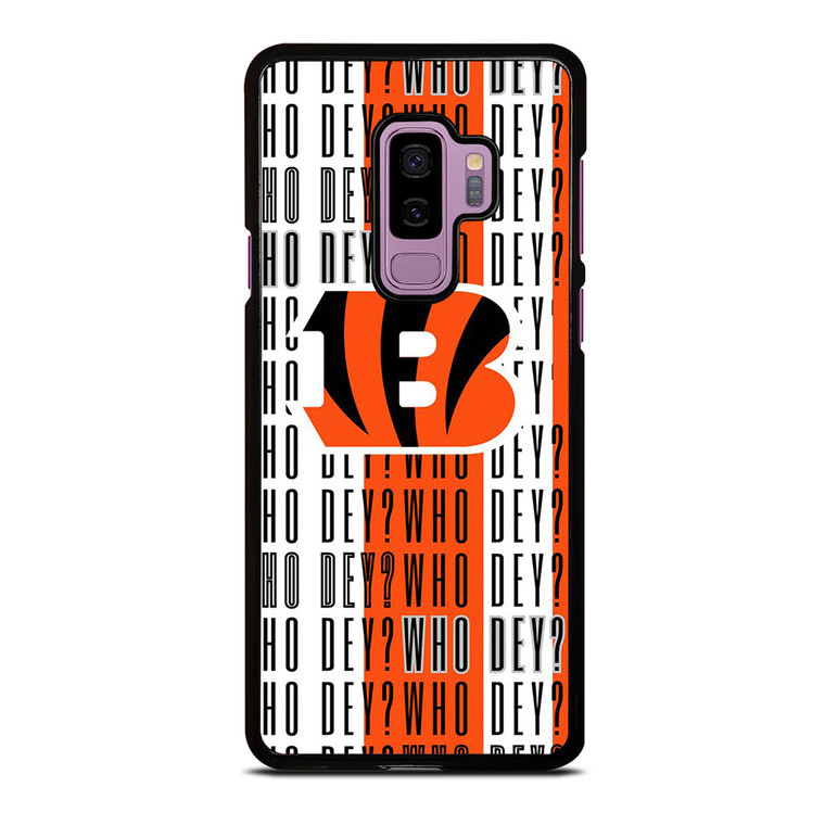 CINCINNATI BENGALS FOOTBALL LOGO WHO DEY Samsung Galaxy S9 Plus Case Cover