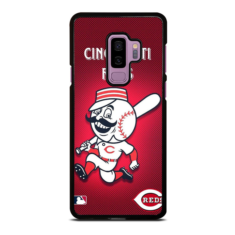 CINCINNATI REDS LOGO MLB BASEBALL TEAM MASCOT Samsung Galaxy S9 Plus Case Cover