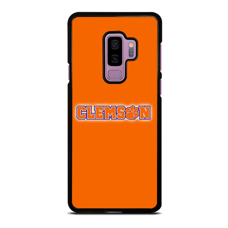 CLEMSON TIGERS LOGO FOOTBALL UNIVERSITY Samsung Galaxy S9 Plus Case Cover