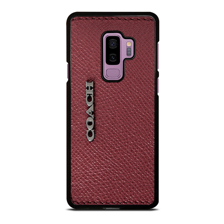 COACH NEW YORK LOGO ON RED WALLET Samsung Galaxy S9 Plus Case Cover