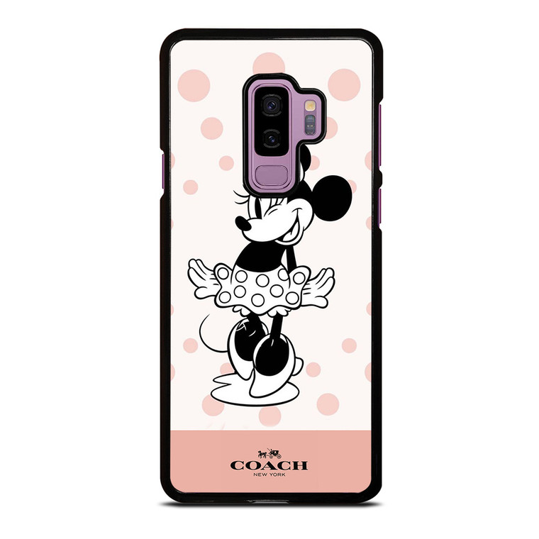 COACH NEW YORK PINK X MINNIE MOUSE DISNEY Samsung Galaxy S9 Plus Case Cover