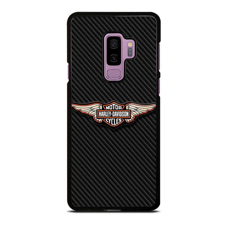 HARLEY DAVIDSON LOGO MOTORCYCLES COMPANY CARBON Samsung Galaxy S9 Plus Case Cover