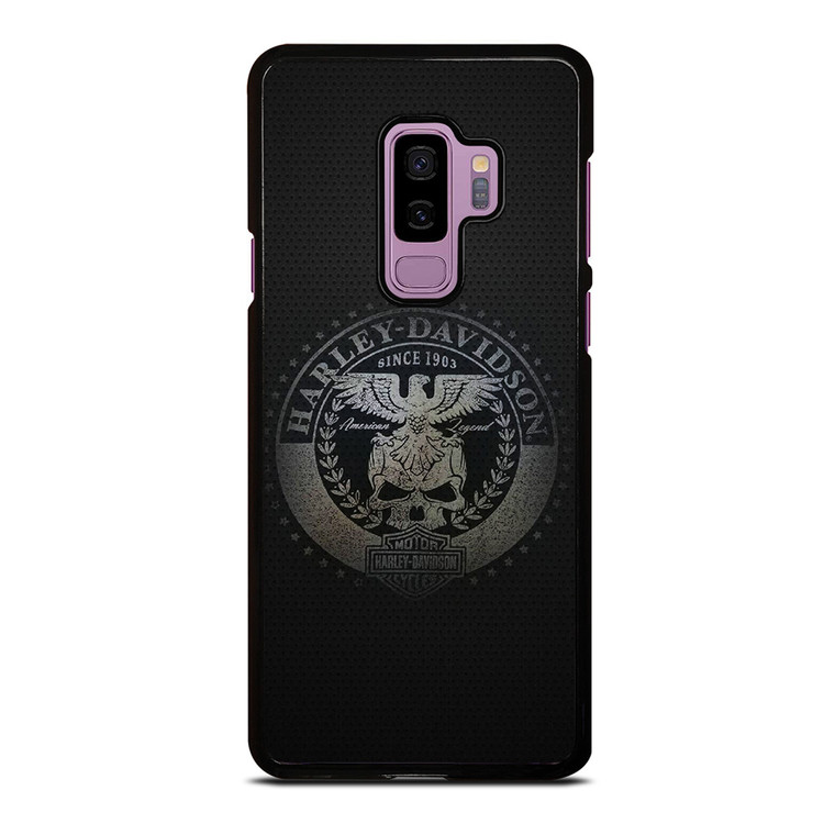 HARLEY DAVIDSON MOTORCYCLES COMPANY CARBON LOGO Samsung Galaxy S9 Plus Case Cover