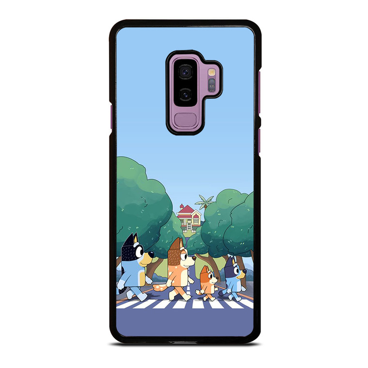 HEELERS FAMILY BLUEY CARTOON ABBEY ROAD Samsung Galaxy S9 Plus Case Cover