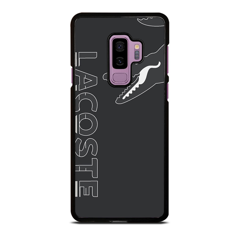 LACOSTE CROC LOGO GRAY ICON Samsung Galaxy S9 Plus Case Cover