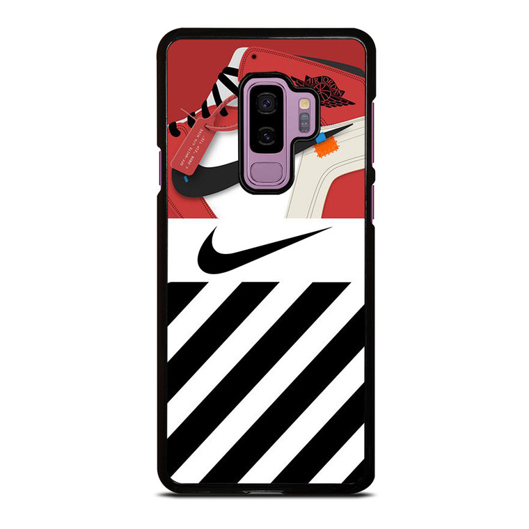 NIKE AIR JORDAN SHOES OFF WHITE LOGO Samsung Galaxy S9 Plus Case Cover