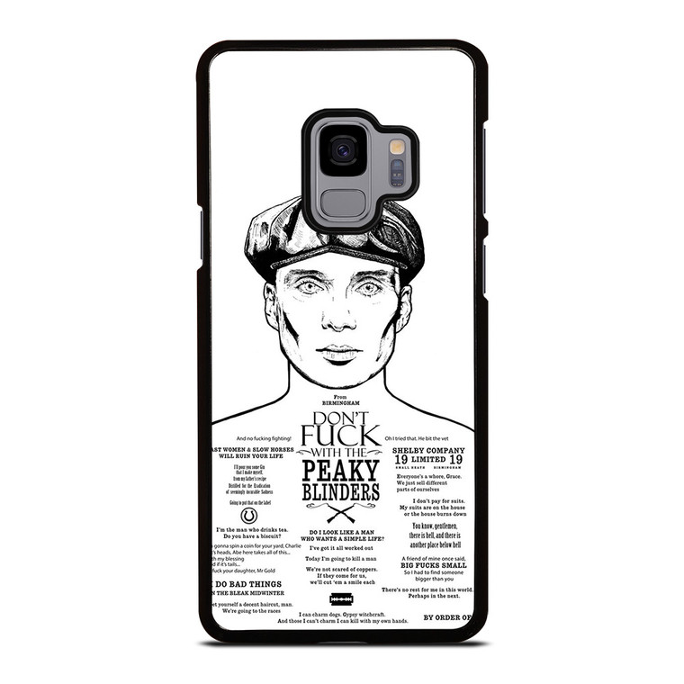 DONT FUCK WITH PEAKY BLINDERS Samsung Galaxy S9 Case Cover