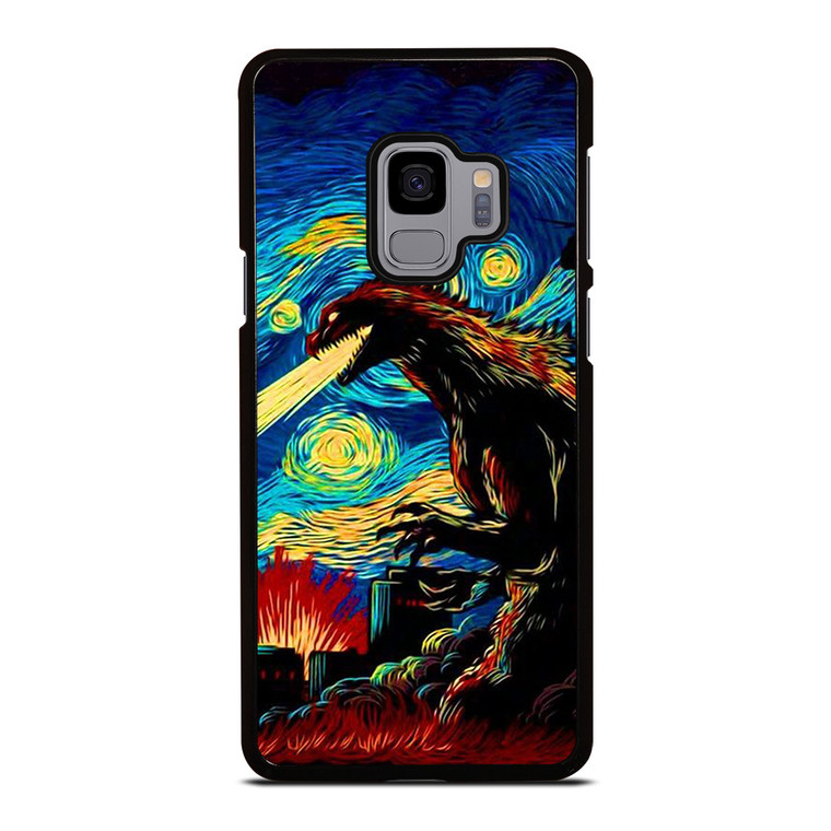 GODZILLA VAN GOGH ART Samsung Galaxy S9 Case Cover