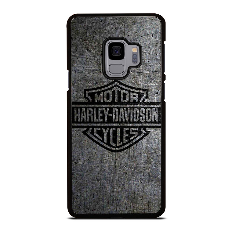 HARLEY DAVIDSON MOTORCYCLES COMPANY LOGO METAL Samsung Galaxy S9 Case Cover