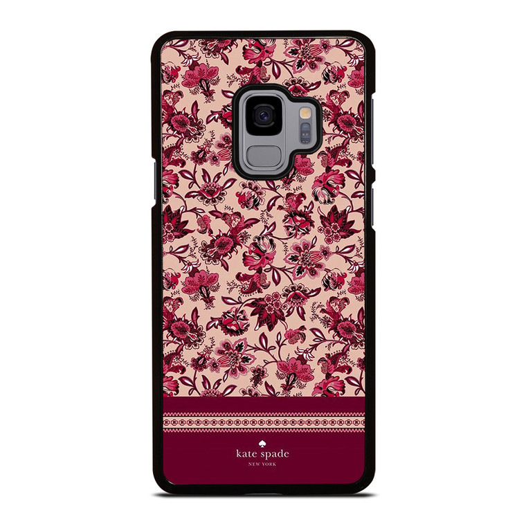 KATE SPADE NEW YORK RED FLORAL Samsung Galaxy S9 Case Cover